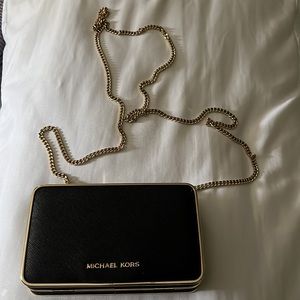 Black Michael Kors Clutch Bag